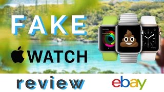 FAKE 28 Apple Watch From eBay  REVIEW [upl. by Tnarg]