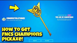 HOW TO GET FNCS PICKAXE FOR FREE IN FORTNITE 2024 UPDATED NO SOWFTWARE USED [upl. by Rozalin]