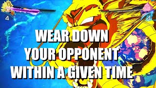 How to Wear down your opponent within a given time Dragon Ball Sparking Zero [upl. by Aniram]