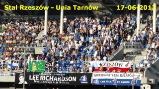 Stal Rzeszów  Unia Tarnów 2012 doping kibiców [upl. by Ennayt594]