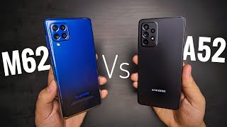 Samsung Galaxy M62 vs A52  سامسونج ضحكت عليك [upl. by Linders534]