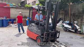 Linde Forklift AI Collision Avoidance System [upl. by Orimar]