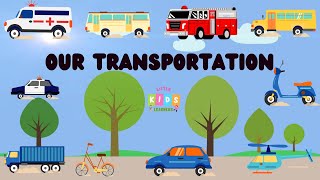 Vehicle Names  transportation name in english  Learn Vehicles for Kids  Mode of Transport [upl. by Anjanette]