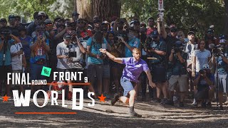 2021 Disc Golf World Championships  FINALF9 LEAD  McBeth Heimburg Conrad Jones  Jomez [upl. by Inaluahek]