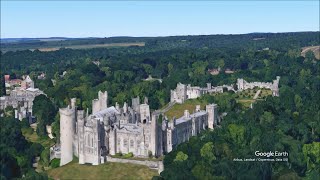 Arundel Castle is a medieval castle in Arundel West Sussex England [upl. by Theall]