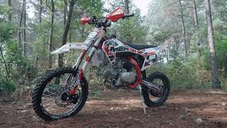 M2R RSR 125cc  140cc Dirt Bike Launch Action Video [upl. by Enavi]