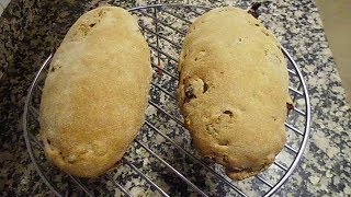 Pan de centeno con nueces y pasas [upl. by Adnat]