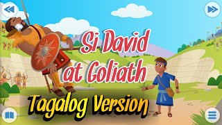 Si David at Goliath  Bible Story for Kids  Tagalog Version [upl. by Concoff]