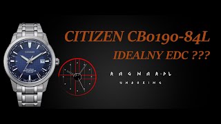 Citizen CB0190 84L recenzja  idealny zegarek codzienny Ecodrive radio controlled tytan szafir [upl. by Deb844]