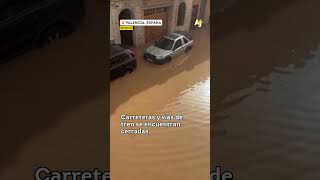 La peor inundación en Valencia España en décadas shorts [upl. by Nnaeilsel602]