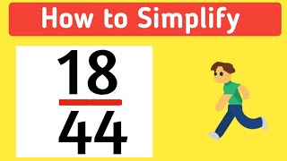 How to Simplify the Fraction 1844  1844 Simplified [upl. by Acinorrev]