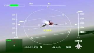 Air Combat Gameplay Mission 1 PlayStationPSX [upl. by Nicks]