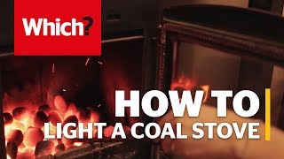 How to light a coal stove [upl. by Siuraj113]