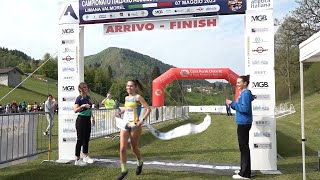 Lucia Arnoldo in azzurro agli Europei di corsa campestre [upl. by Nolrev]