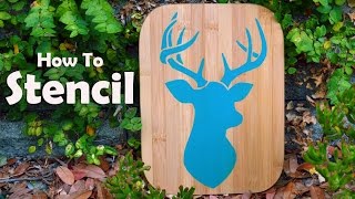 Stenciling 101 How To Paint With A Stencil [upl. by Mehetabel]