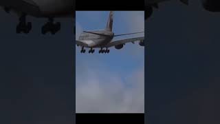 A380 FAILS LANDING 😱 WINDSHEAR GOAROUND 🌬️🌬️ BIG JET TV ORIGINALS shorts [upl. by Nahama]