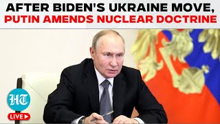 LIVE  Putins Furious Response Day After Bidens Arms Decision on Ukraine Amends Nuclear Doctrine [upl. by Dnalyaw]