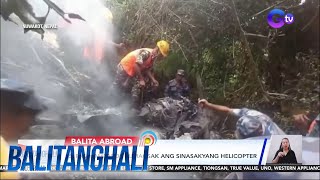 5 patay matapos bumagsak ang sinasakyang helicopter  Balitanghali [upl. by Dunc]