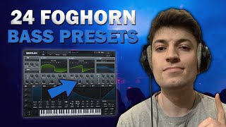 24 Serum Presets for Foghorn Rollers DnB [upl. by Auqinal916]