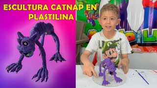 Como Hacer A CATNAP ESCULTURA En Plastilina POPPY PLAYTIME✂️NIVEL PRO📌 [upl. by Mathre]