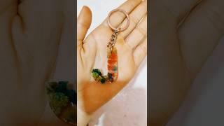 How to make beautiful Keychain from resin 😍♥️viralvideo keychain resin youtubeshorts ytshorts [upl. by Anyale]