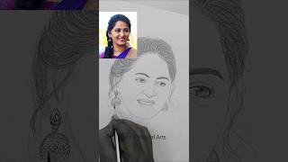 Drawing Anushka Shetty using freehand loomis method artshorts anushkashetty freehandart drawing [upl. by Ligetti965]