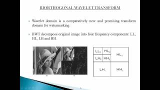 A Digital Image Watermarking Technique Using Cascading of DCT and Biorthogonal Wavelet Transform [upl. by Bob]