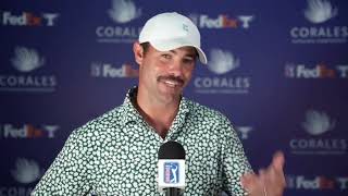 Wesley Bryan Saturday Leader Flash Interview 2024 Corales Puntacana Championship © PGA Tour [upl. by Alleyn]