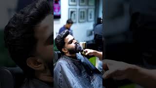 Men haircut amp beard styling at Cocoon Salon cocoonsalon hyderabad hyderabadhairstylist [upl. by Eeryt]