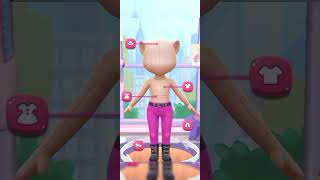 Talking Angela2 vs Marinette Miraculous Ladybug talkingangela miraculous ladybug shorts [upl. by Newra]