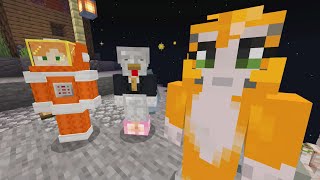 Minecraft  Space Den  Making Friends 7 [upl. by Trudnak50]