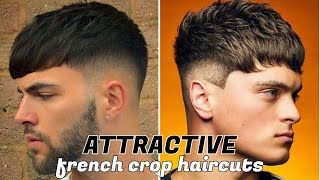 Top 10 Most ATTRACTIVE French Crop Haircuts For Men 2024  BEST French Crop Haircuts 2024 [upl. by Naiva]