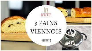 3 pains viennois  Recette au Cook Expert de Magimix [upl. by Lauritz]