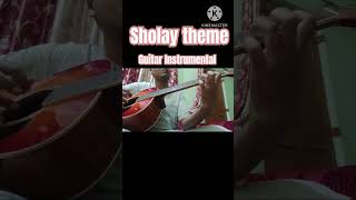 Sholay theme  Guitar Instrumental cover [upl. by Otrevogir]