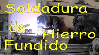 Soldadura con Electrodo Revestido de Hierro Fundido [upl. by Sillek]