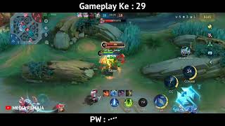 Media Remaja Gameplay Hero Miya Mobile Legends  29th match [upl. by Yelreveb]