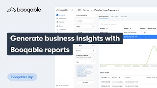 Generate business insights with Booqable reports [upl. by Nibram]