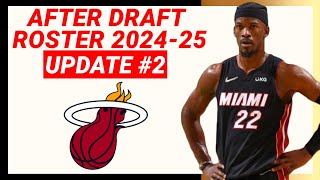 MIAMI HEAT ROSTER UPDATE No2  NBA 202425 Season [upl. by Ayatan]