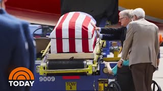 Vietnam War Hero’s Remains Flown Home To Texas By Pilot Son  TODAY [upl. by Netsrik]