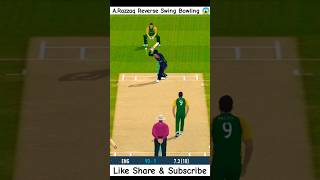 ARazzaq Reverse Swing Bowling 😱 in Real Cricket 24 🤯shorts viral [upl. by Notnel467]