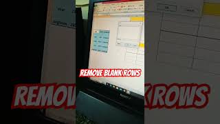 How to Remove Blank Rows in Data  trending computergyan03 shorts viralvideo rows exceltips [upl. by Itin]