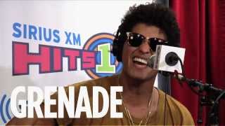 Bruno Mars  quotGrenadequot LIVE  SiriusXM Acoustic  Hits 1 [upl. by Lehsreh]