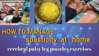 How to reduce spasticity at home  cerebral palsy spasticity management [upl. by Ehlke]