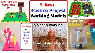 5 BEST SCIENCE PROJECTS FOR SCIENCE EXHIBITION  INNOVATIVE AND AWARD  SIMPLE AND EASY  howtofunda [upl. by Karon]