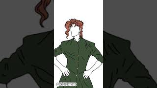 JJBA JOJOS BIZARRE ADVENTURE KAKYOIN NORIAKI TIKTOK DANCE ANIMATION  korianaesthetic [upl. by Noelle]