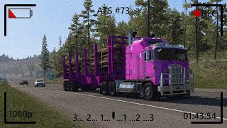 Kenworth K100  Forestal de 6 travesaños  American Truck Simulator Sin comentario  73 [upl. by Haek562]