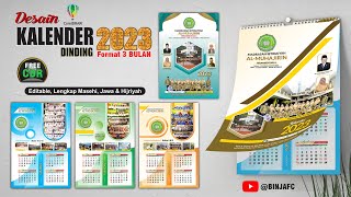 Kalender 2023 Lengkap Free CDR [upl. by Amaleta]