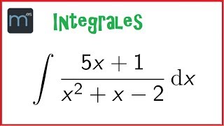 Integral por descomposición en fracciones simples integrales racionales [upl. by Eryt231]