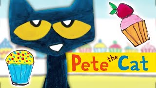 PETE THE CAT amp The Missing Cupcakes  Book Trailer  Help Solve the Mystery [upl. by Rothmuller]