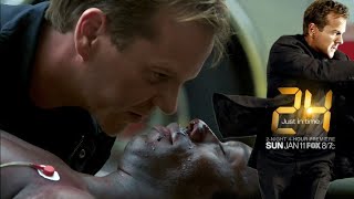 Jack Bauer finds a chip from Dubakus midriff  24 Season 7  NEW 2024 [upl. by Norac495]